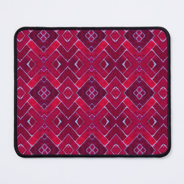 Item preview, Abstract Hot Pink Geometric Diamond And Rectangle Pattern Lozenge Texture designed and sold by HopefulFlower.