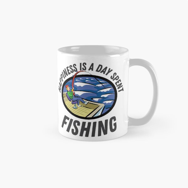 Item preview,     Happiness is a Day Spent Fishing designed and sold by badretop.