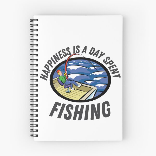 Item preview,     Happiness is a Day Spent Fishing designed and sold by badretop.