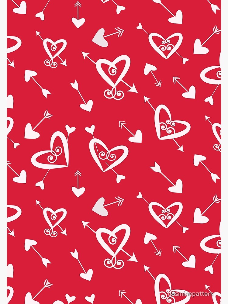 Simbolismo Del Día De San Valentín Corazones Flechas Y Coronas | Vector