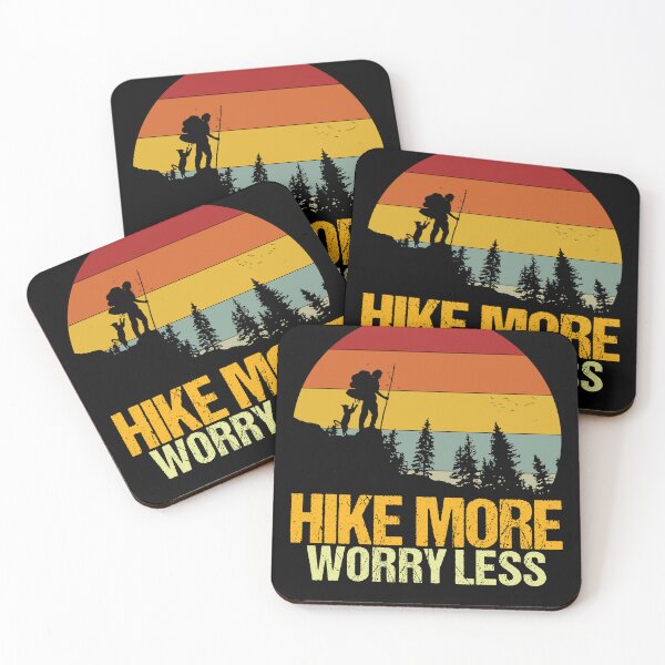 Item preview, Hike More Worry Less Cat Lover Hikers designed and sold by amishacreates.