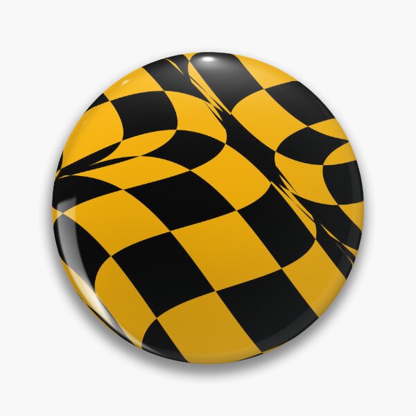 Item preview, Black and Orange Abstract Checkerboard Pattern Pairs Coloro 2022 Popular Color Nectar 033-74-41 designed and sold by ColorOfTheYears.