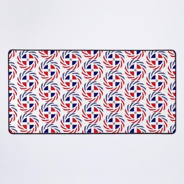 Item preview, Dominican American Multinational Patriot Flag Series designed and sold by Carbon-Fibre Media.