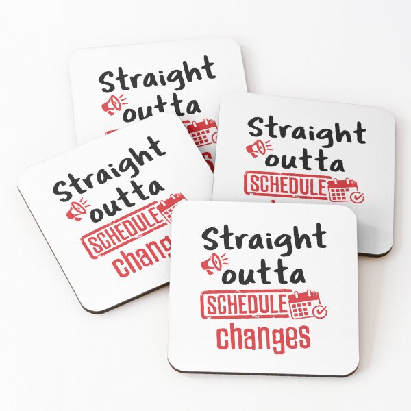 Item preview, Straight Outta Schedule Changes Funny School Counselor designed and sold by jaygo.