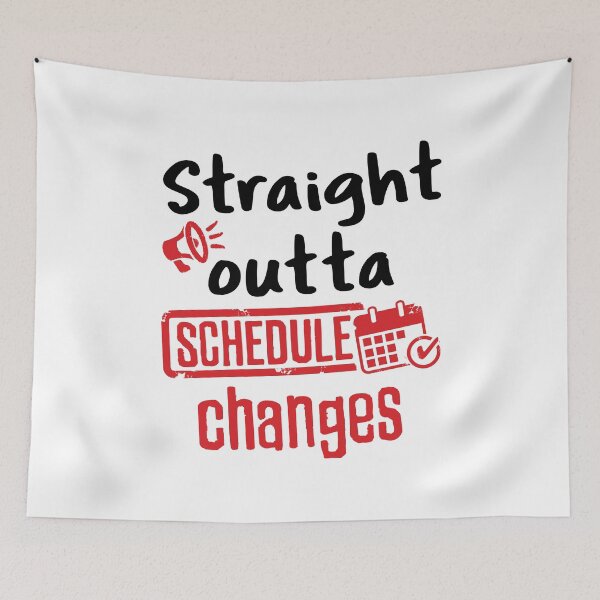 Item preview, Straight Outta Schedule Changes Funny School Counselor designed and sold by jaygo.