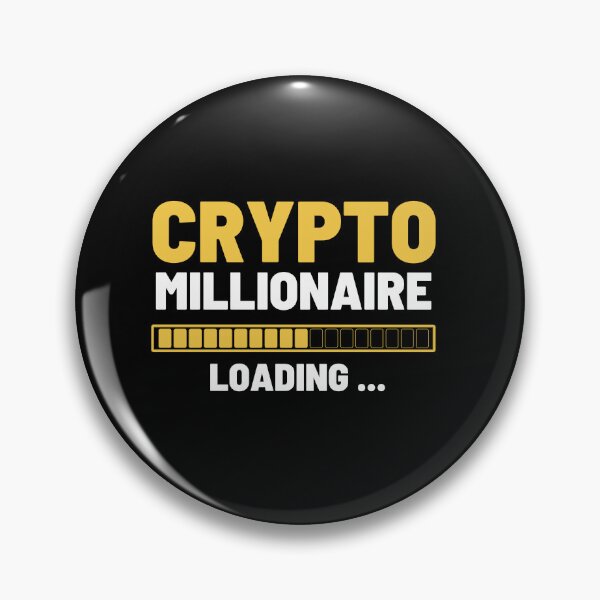 Item preview, Crypto Millionaire Loading Funny cryptocurrency Bitcoin Ethereum  designed and sold by RanirO.