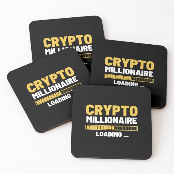 Item preview, Crypto Millionaire Loading Funny cryptocurrency Bitcoin Ethereum  designed and sold by RanirO.
