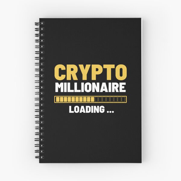 Item preview, Crypto Millionaire Loading Funny cryptocurrency Bitcoin Ethereum designed and sold by RanirO.