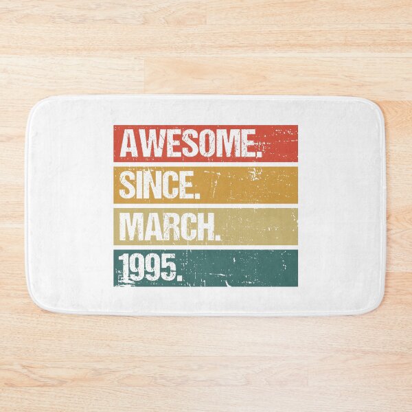 Item preview, 27th Birthday Gift: Awesome Since April 1995, Retro 1995 April Birthday designed and sold by AMINE  ★★★★★.