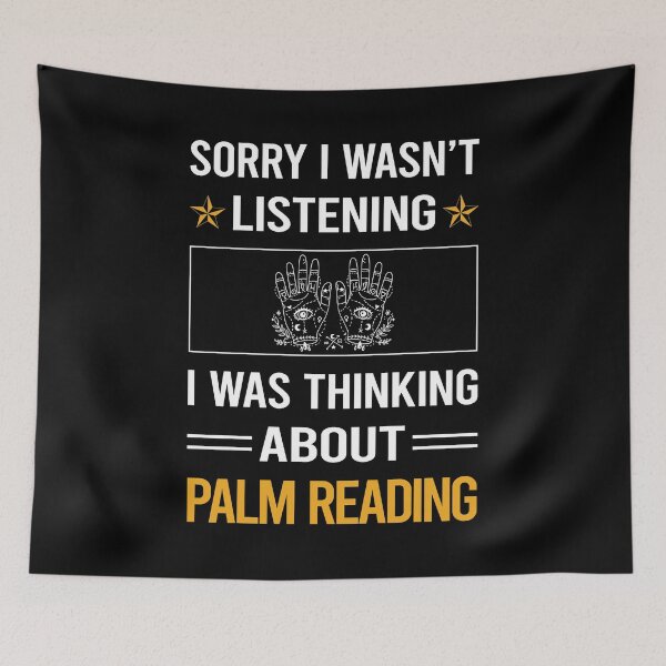 Item preview, Funny Listening Palm Reading Reader Palmistry Palmist Fortune Telling Teller designed and sold by RandalDavis.