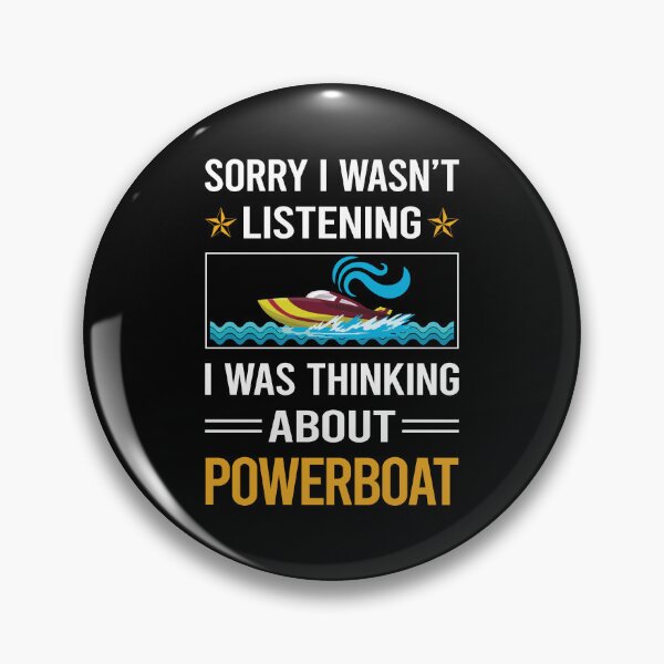 Item preview, Funny Listening Powerboat Powerboats designed and sold by RandalDavis.