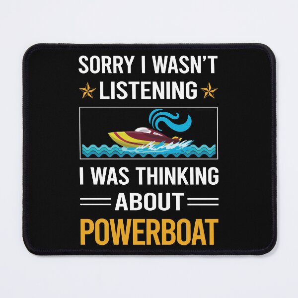 Item preview, Funny Listening Powerboat Powerboats designed and sold by RandalDavis.
