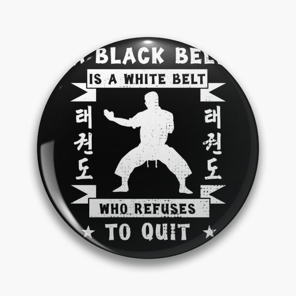 Item preview, Taekwondo Saying Belt Martial Arts Gift Idea designed and sold by Kuma518.