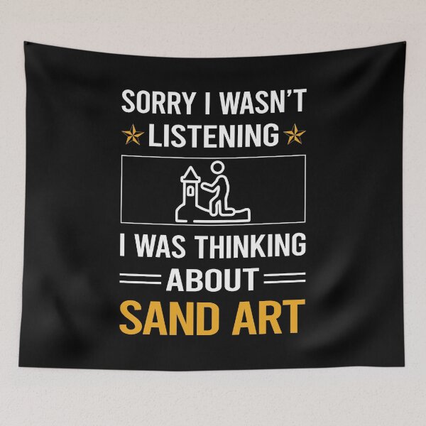 Item preview, Funny Listening Sand Art designed and sold by RandalDavis.