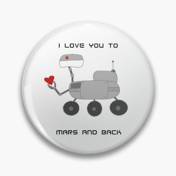 Artikelvorschau, Ich liebe dich bis zum Mars und zurück entworfen und verkauft von Pentanglement.