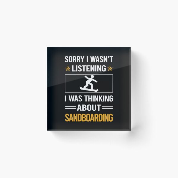 Item preview, Funny Listening Sandboarding Sandboard Sandboarder Sand Dune Surfing Boarding designed and sold by RandalDavis.