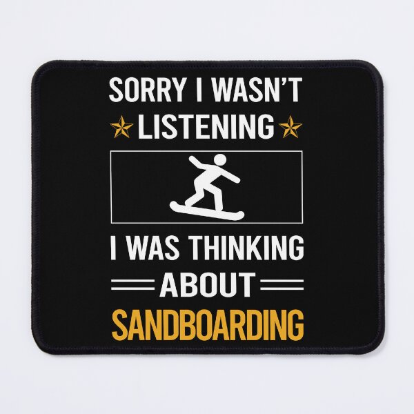 Item preview, Funny Listening Sandboarding Sandboard Sandboarder Sand Dune Surfing Boarding designed and sold by RandalDavis.