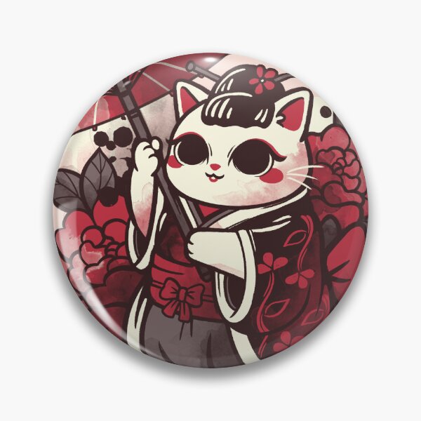 Item preview, meow geisha designed and sold by NemiMakeit.