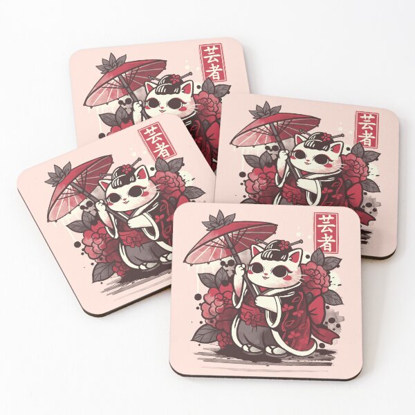 Item preview, meow geisha designed and sold by NemiMakeit.