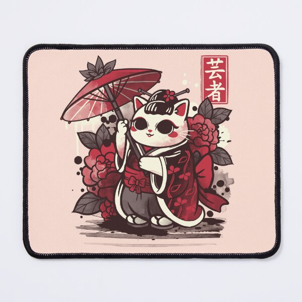 Item preview, meow geisha designed and sold by NemiMakeit.