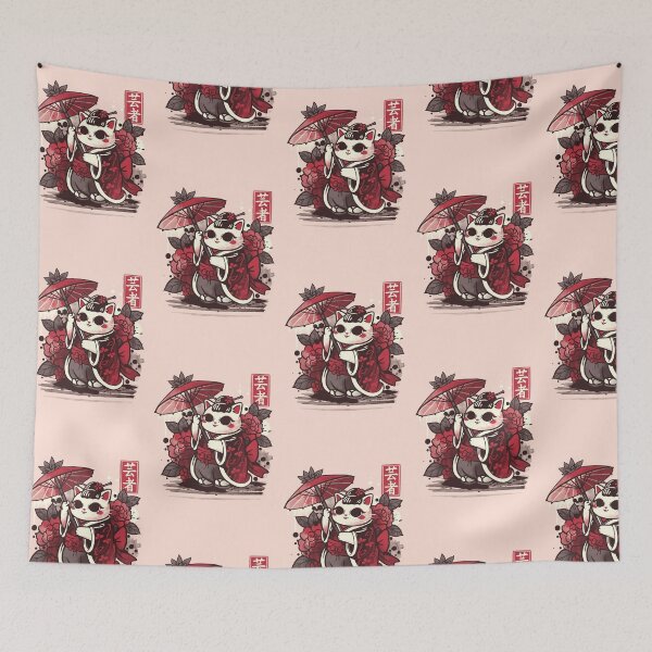 Item preview, meow geisha designed and sold by NemiMakeit.