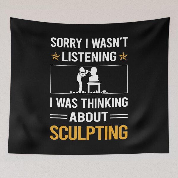 Item preview, Funny Listening Sculpting Sculptor Sculpture designed and sold by RandalDavis.