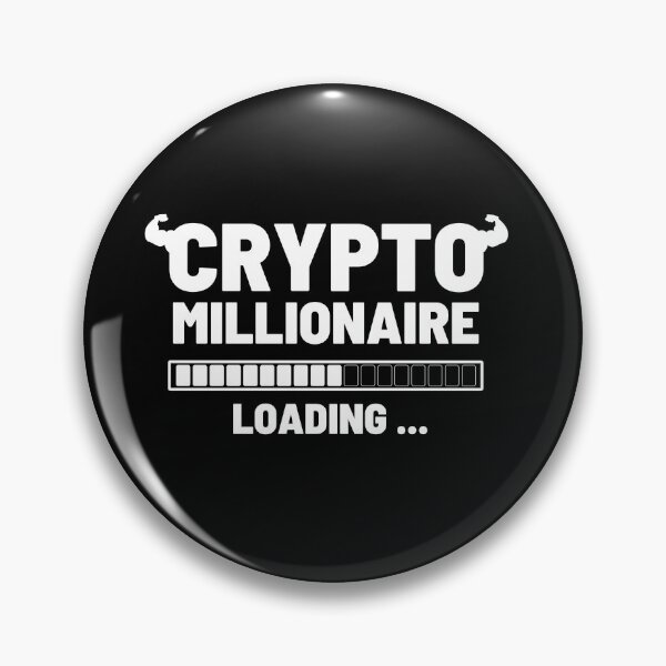 Item preview, Crypto Millionaire Loading Funny cryptocurrency Bitcoin Ethereum  designed and sold by RanirO.