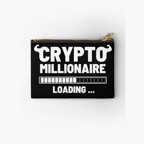 Item preview, Crypto Millionaire Loading Funny cryptocurrency Bitcoin Ethereum designed and sold by RanirO.