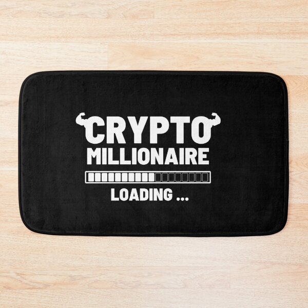 Item preview, Crypto Millionaire Loading Funny cryptocurrency Bitcoin Ethereum designed and sold by RanirO.