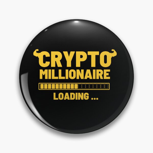 Item preview, Crypto Millionaire Loading Funny cryptocurrency Bitcoin Ethereum  designed and sold by RanirO.