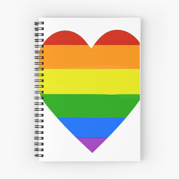 Item preview, Corazón de la bandera del orgullo del arco iris LGBT designed and sold by TheKryomancer.