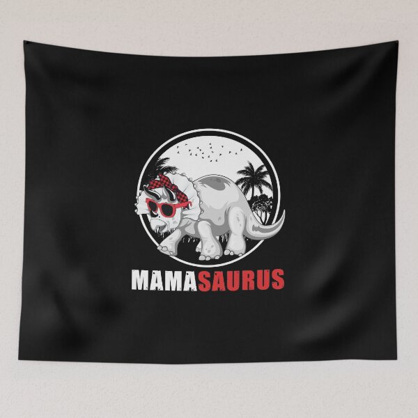 Item preview, Mamasaurus Triceratops Dinosaur Plaid Headscarf Sunglasses designed and sold by StrongShirts.