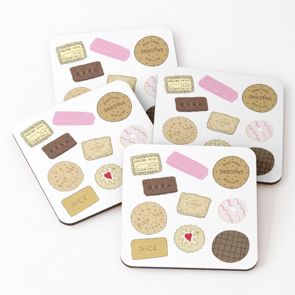 Item preview, British Biscuits Illustration designed and sold by iconikit.