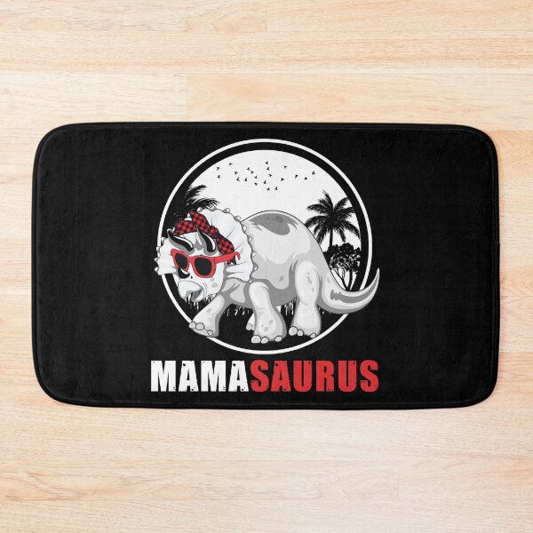 Item preview, Mamasaurus Triceratops Dinosaur Plaid Headscarf Sunglasses designed and sold by StrongShirts.