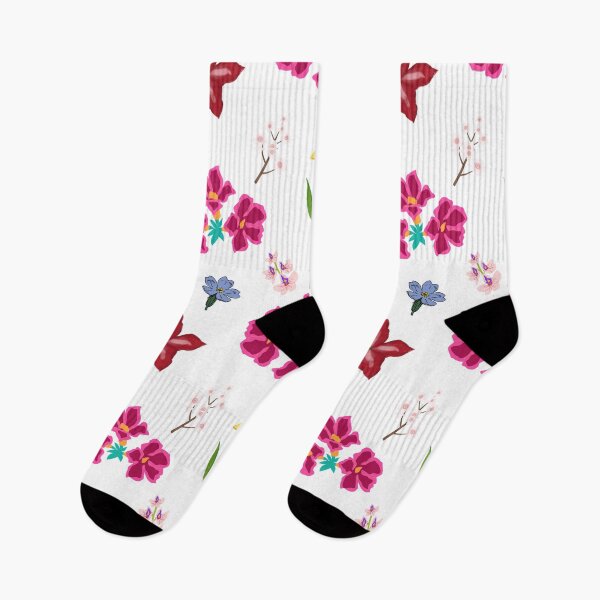 Item preview, Floral pattern with spring flowers designed and sold by moselfanshop.