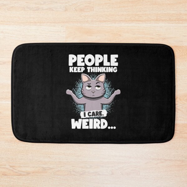 Item preview, People keep thinking I care Resigned cat I don't care sarcastic designed and sold by Lambo-Designs.