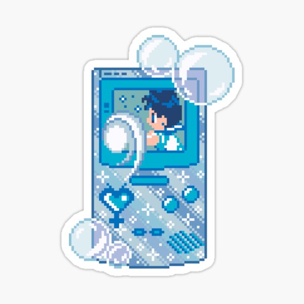 Item preview, Anime Handheld Pixel Art designed and sold by AlleenasPixels.