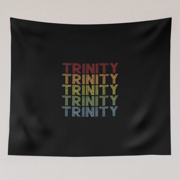 Item preview, Trinity Name T Shirt - Trinity Vintage Retro Trinity Name Gift Item Tee designed and sold by oslandefren.