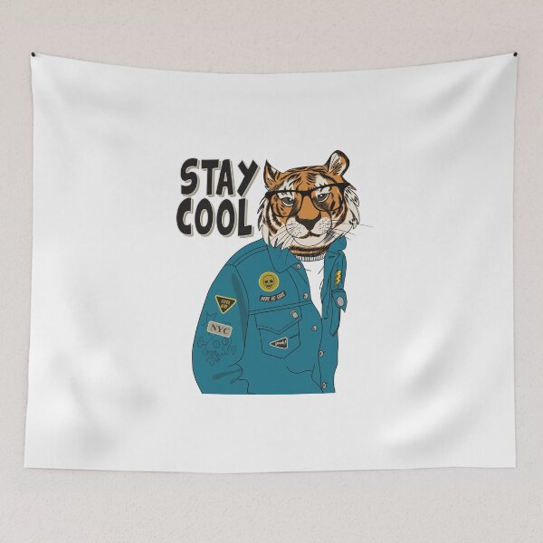 Item preview, Stay cool Tiger designed and sold by D3monic.