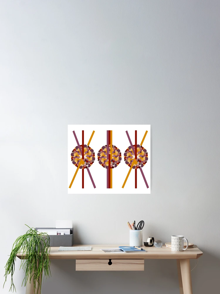 Thumbnail 2 of 3, Poster, Doughnuts Abstract designed and sold by Randa-2511.