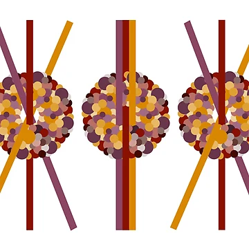 Artwork thumbnail, Doughnuts Abstract by Randa-2511