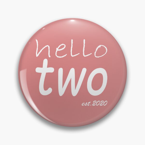 Item preview, Hello Two Est 2020, 2th Birthday, Two Year Old Birthday designed and sold by boyastore.