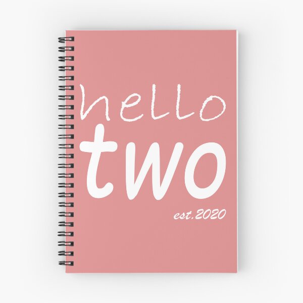 Item preview, Hello Two Est 2020, 2th Birthday, Two Year Old Birthday designed and sold by boyastore.