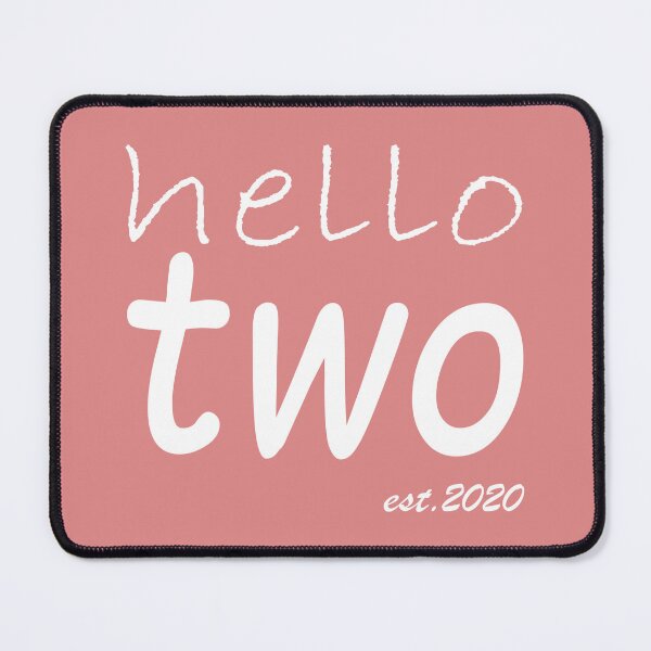 Item preview, Hello Two Est 2020, 2th Birthday, Two Year Old Birthday designed and sold by boyastore.