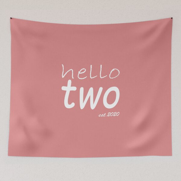 Item preview, Hello Two Est 2020, 2th Birthday, Two Year Old Birthday designed and sold by boyastore.