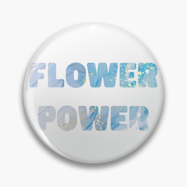 Item preview, Flower Power Blue Marble Design designed and sold by quinellie.