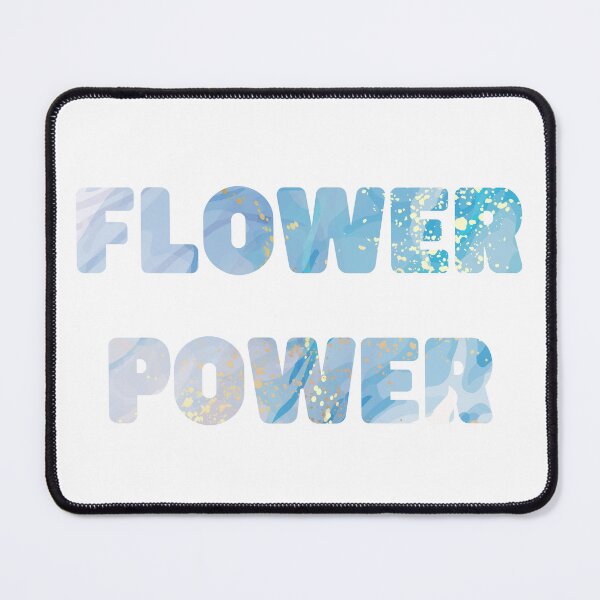 Item preview, Flower Power Blue Marble Design designed and sold by quinellie.