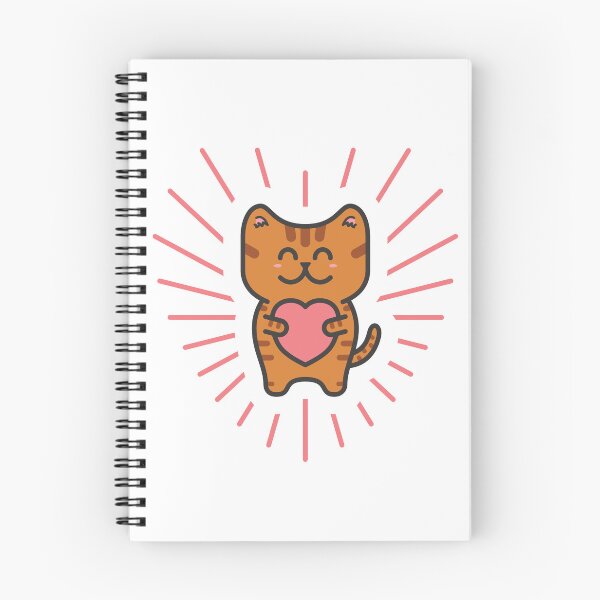Item preview, Cute Ginger Tabby Love Cat designed and sold by mob73design.