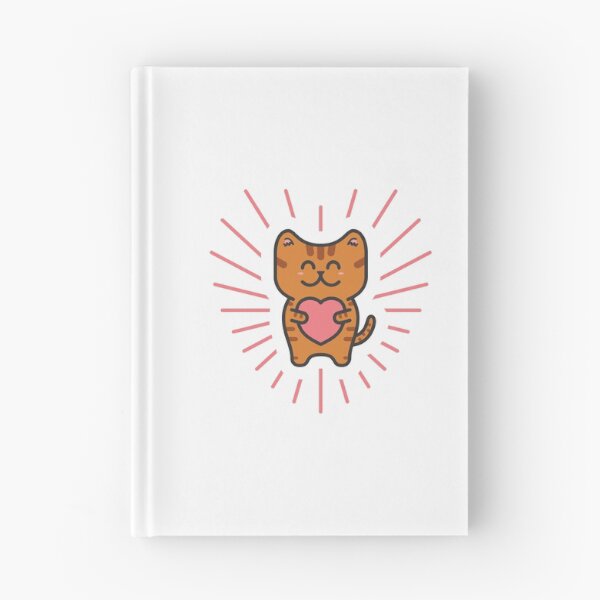Item preview, Cute Ginger Tabby Love Cat designed and sold by mob73design.
