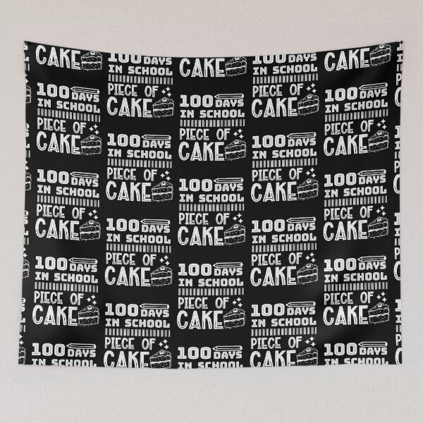 Item preview, 100 Days In School Piece Of Cake Funny Teachers Students designed and sold by CharJens.